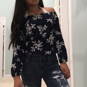 Cold shoulder top